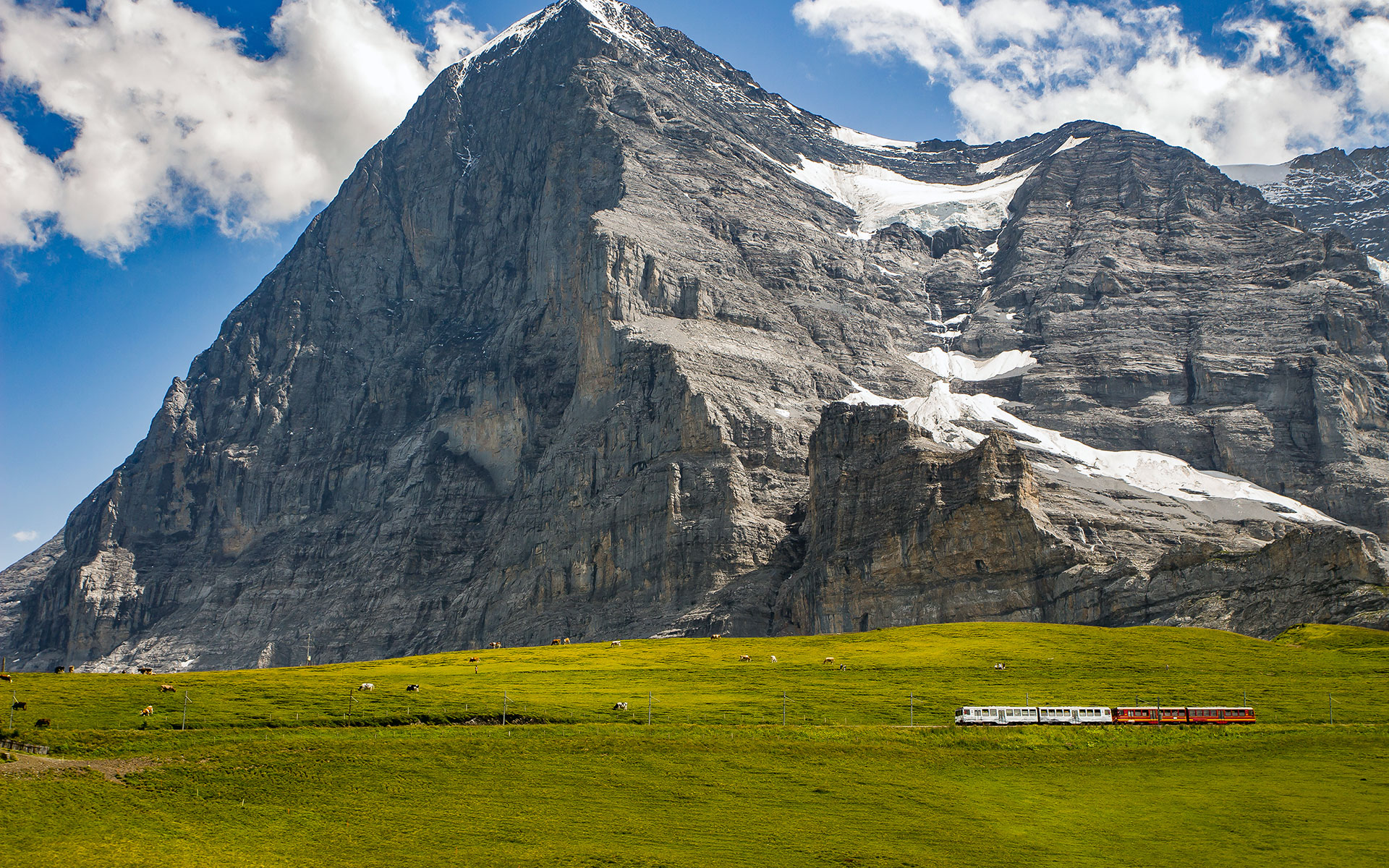 The North Face of the Eiger in the Swiss Alps (photo © Steven van Aerschot / dreamstime . com).
